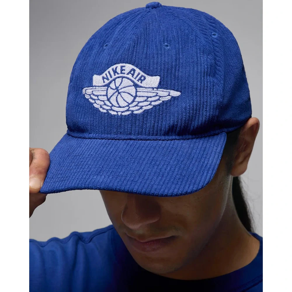 Jordan Pro Unstructured Cap Corduroy Hat Deep Royal Size L/XL IB3937-485